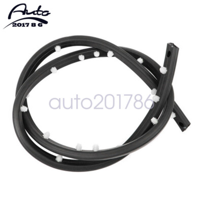 #ad New Black Front Bumper Rubber Seal Trim Fits Hyundai Elantra 2019 2020 $15.45