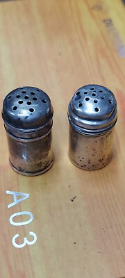 #ad CW Sterling Silver Manufacturing Company Shakers 6.3g and 4g 1909 1932 $28.00