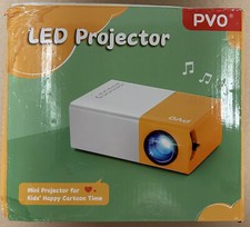 PVO Portable Pocket Mini Video LED HDMI Movie Projector, Full Color