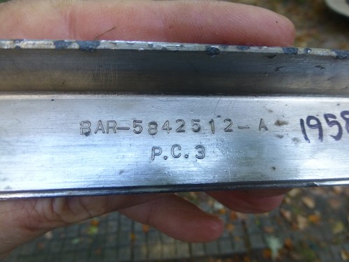 1958 Edsel Trim Molding 33 1/8" Long BAR-5842512-A - Picture 9 of 9