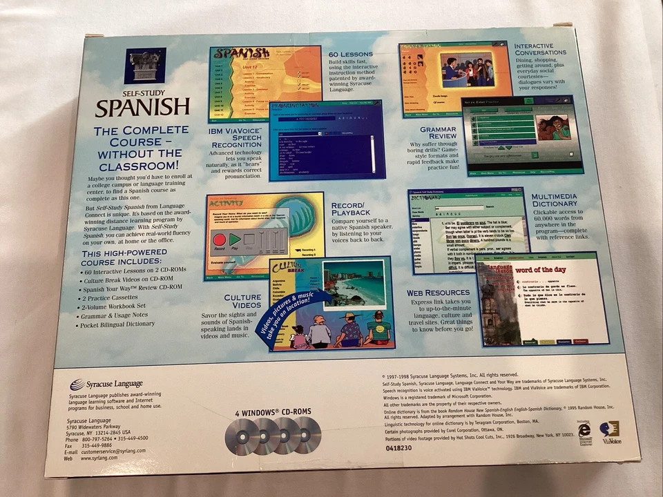 Syracuse Language Self-Study Spanish CD Set - School | Home | Business | Travel - Image 2 of 4