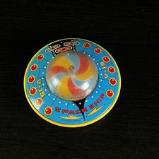 Vintage Tin and Plastic 1960s Flying Saucer Toy Spaceship Rocket Japan V-15