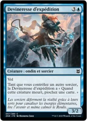 MTG Magic ZNR - [x4] Diviner Expedition / Expeditionsrätin, French / VF