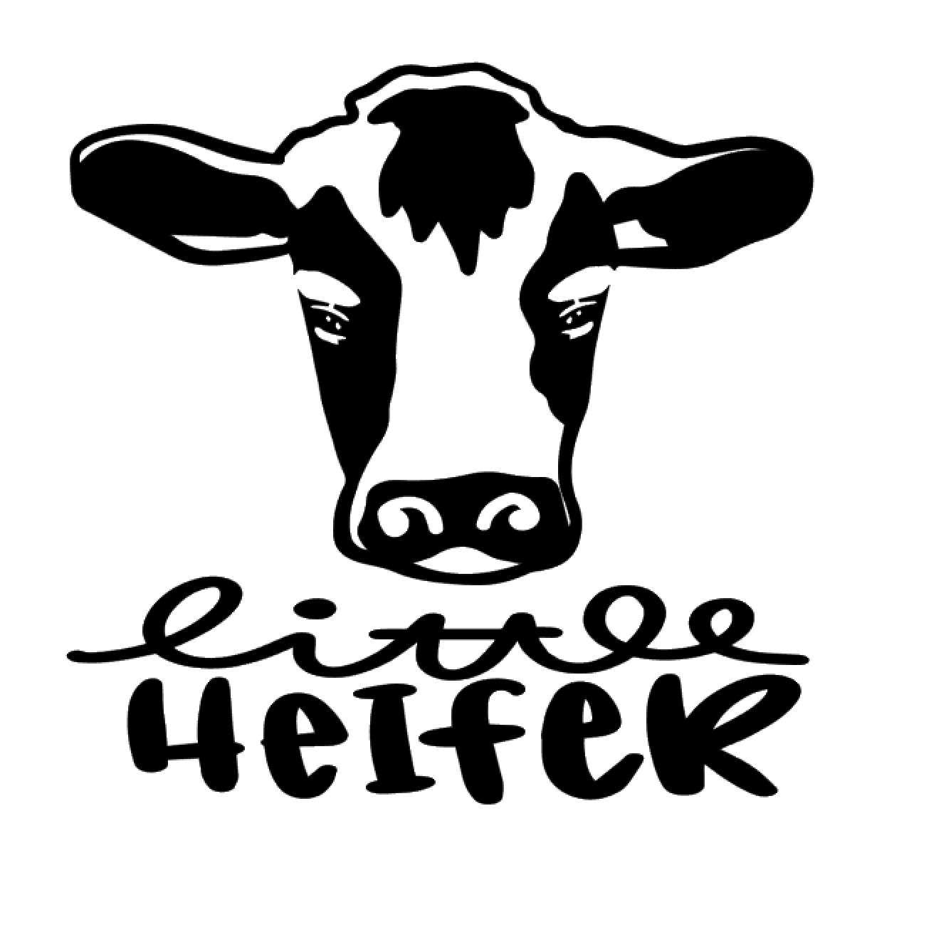 Little Heifer Vinyl Decal Sticker For Home Cup Glass Car Decor Choice a102