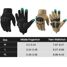 Mossy Oak Tactical Gloves Touchscreen Airsoft Gloves Adjustable Multi-size Nylon