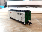 BACHMAN, N SCALE, 40' BOX CAR, LEHIGH VALLEY. W/METAL WHEELS. FREE SHIPPING — photo 2