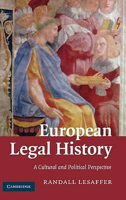 European Legal History A Cultural and Political Perspective Lesaffer Arriens