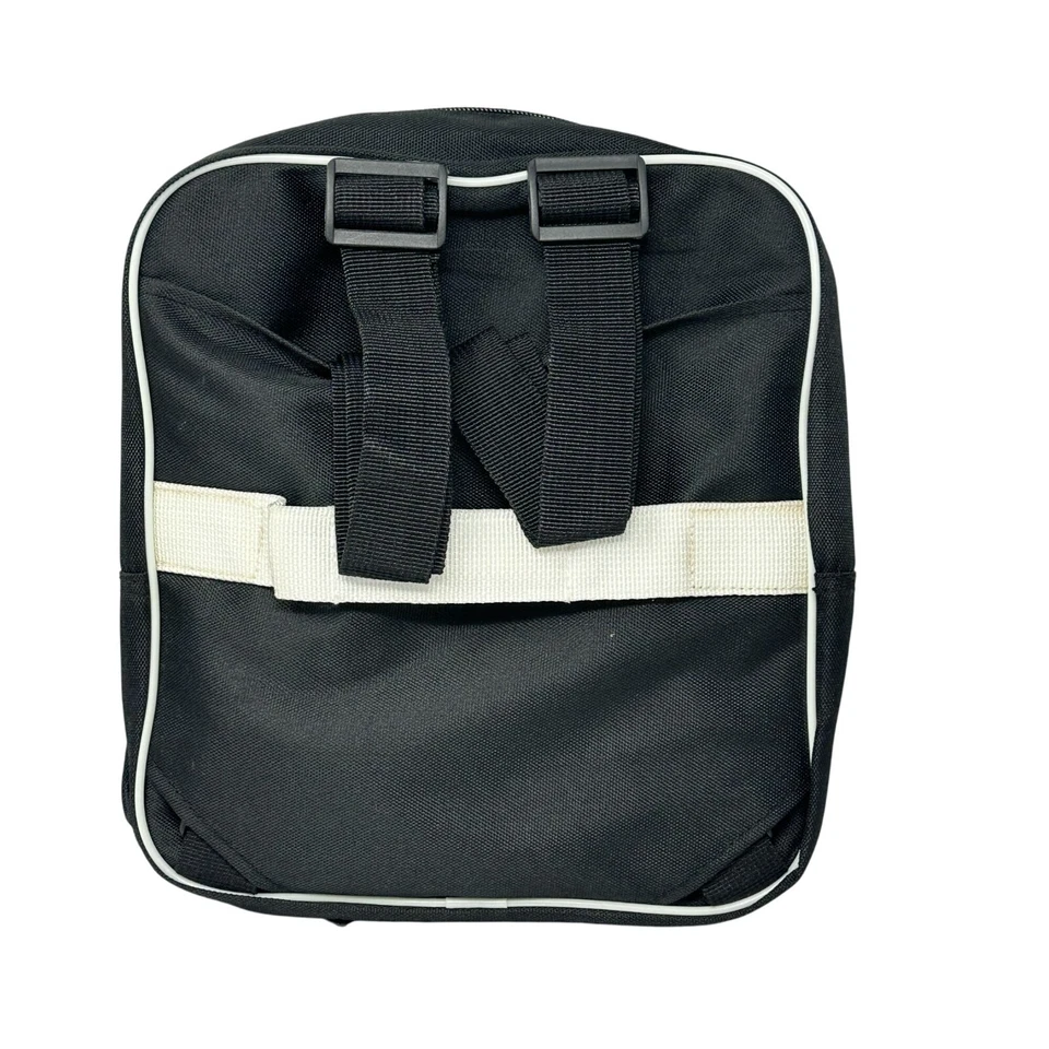 Lacoste Parfums Black Backpack Duffle Bag Combo Collapsible Travel Bag - Image 2 of 4