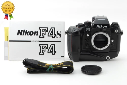 [NEAR MINT] Nikon F4S F4 S 35mm SLR Film Camera Body MB-21 From JAPAN