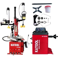 2.0HP Tire Changer Bead Blaster Wheel Balancer Machine Combo Repair Tire Machine