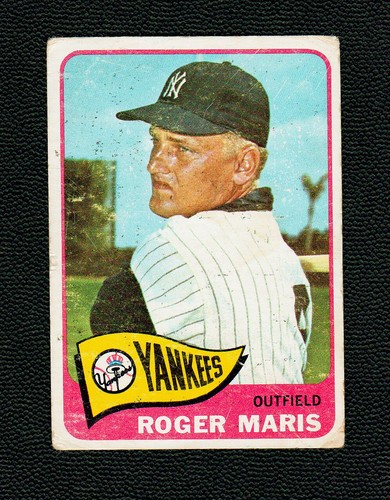 1965 OPC # 37 Roger Maris # 155