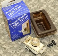 Vintage Micronta Programmable Light Timer Wall Switch Solid State 1980 - NEW NOS