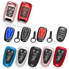Key Fob Protector Case Holder For Chevy Equinox Traverse Malibu Bolt 2017-up