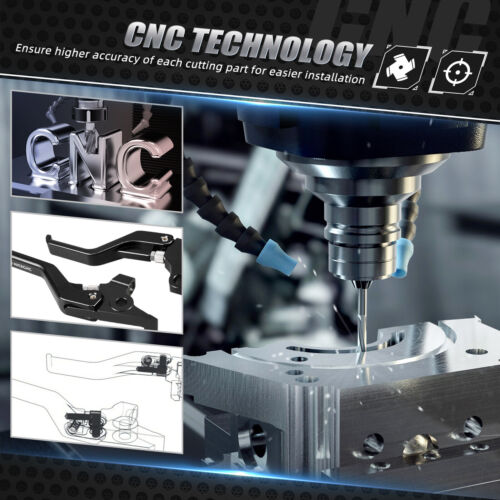 NICECNC Shorty leva frizione freno per Yamaha Tenere 700/XTZ700 MT-07 2019-2020 - Foto 3 di 14