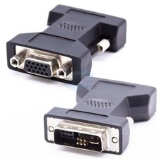 Adapter DVI Containing PC / Video Card A VGA Monitor 15 Pin 6 5 Reducer D-Sub 90