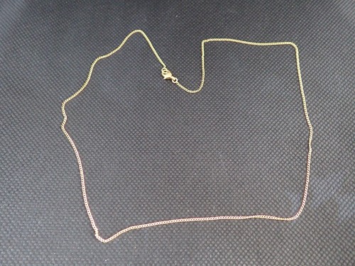 Chaîne En Or Jaune 18 Carats (750/1000) - 3.14 Grammes - Maille Gourmette - Occasion