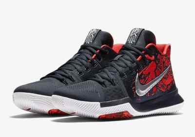 Kyrie Irving Kyrie3ep サムライ バスケットシューズ Nike Air Zoom Kyrie Irving III 3 Samurai XMas Dark Obsidian Red
