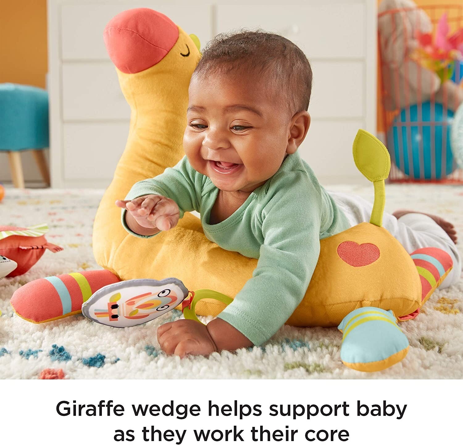 Fisher Price Play Mat with Giraffe for Infants, Children, baby