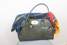 Mulberry Evergreen Glossy Goat Leather Bayswater Bag Bnw Receipt 