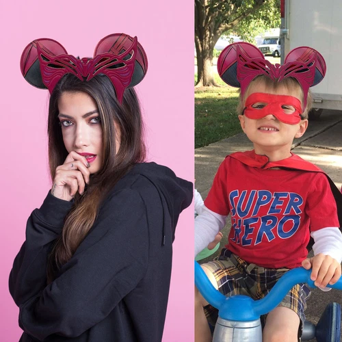 Disney Parks Marvel Scarlet Witch Minnie Ears Stirnband Wanda Maximoff 2023 NEU - Bild 4 von 6