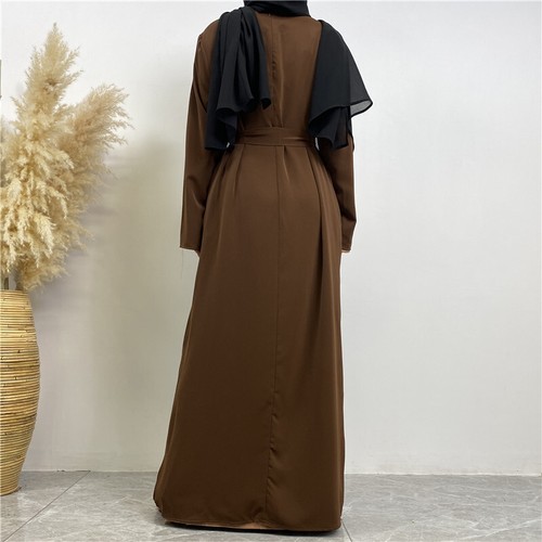 Ramadan Abaya Dubai Women Maxi Dress Muslim Islamic Kaftan Dress Loose Cocktail - Picture 49 of 71
