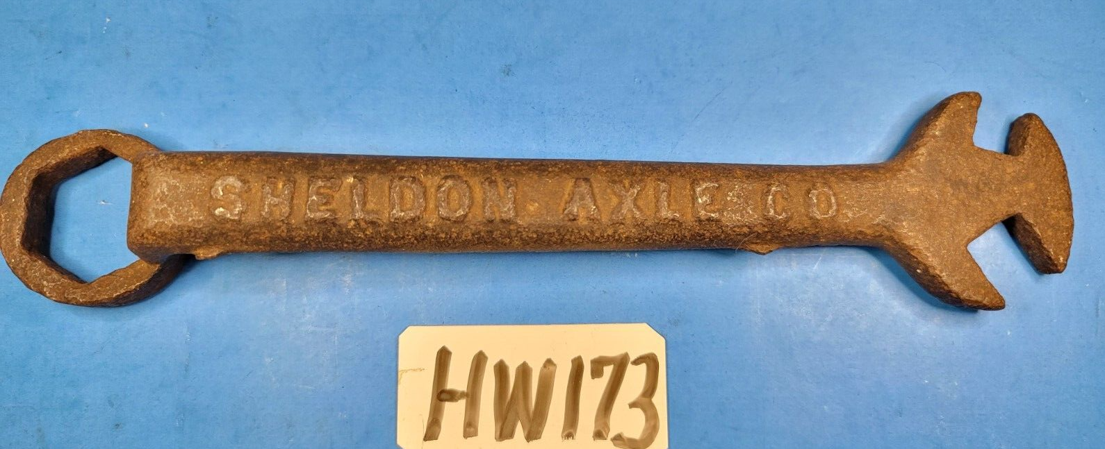 Sheldon Axle Co. No. 88 Wrench 10" Buggy Wagon Open End 5/8 & 1/2 Box 1