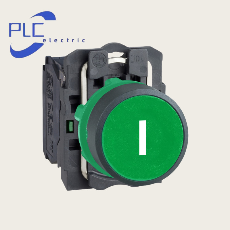 NEW Schneider Electric XB5AA3311 Push Button flush green 22mm spring return