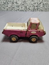 Vintage 1970's TONKA 9" Purple Delivery PickUp Truck Van, Pressed Metal, U.S.A.