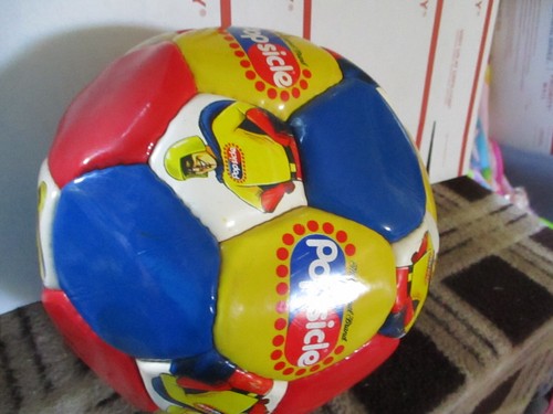 Popsicle Brand - Popsicle Man Super Hero - Soccer Ball Official Size 5 - Vintage - Picture 2 of 6
