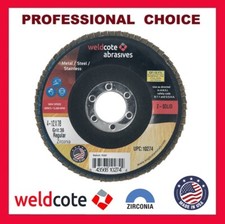 4-1/2 X 7/8 Z-SOLID Zirconia Flap Disc Compressed Type Made in USA Choose Grit