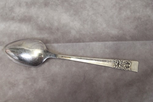 Oneida Community Coronation Serving Pcs plus Teaspoons Silverplate Lot of 11 - Picture 7 of 11