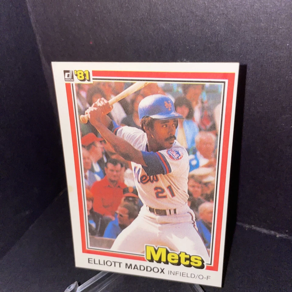 Elliott Maddox (Mets) - 1981 Donruss #397 - Image 3 of 4