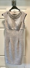 Eliza J # EJ6M1674 Silver Sparkle Cocktail Dress - Size 4 - USED - WORN ONCE