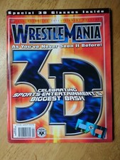 Wwe Presents WrestlingMania Magazine Special 3D Glasses Inside