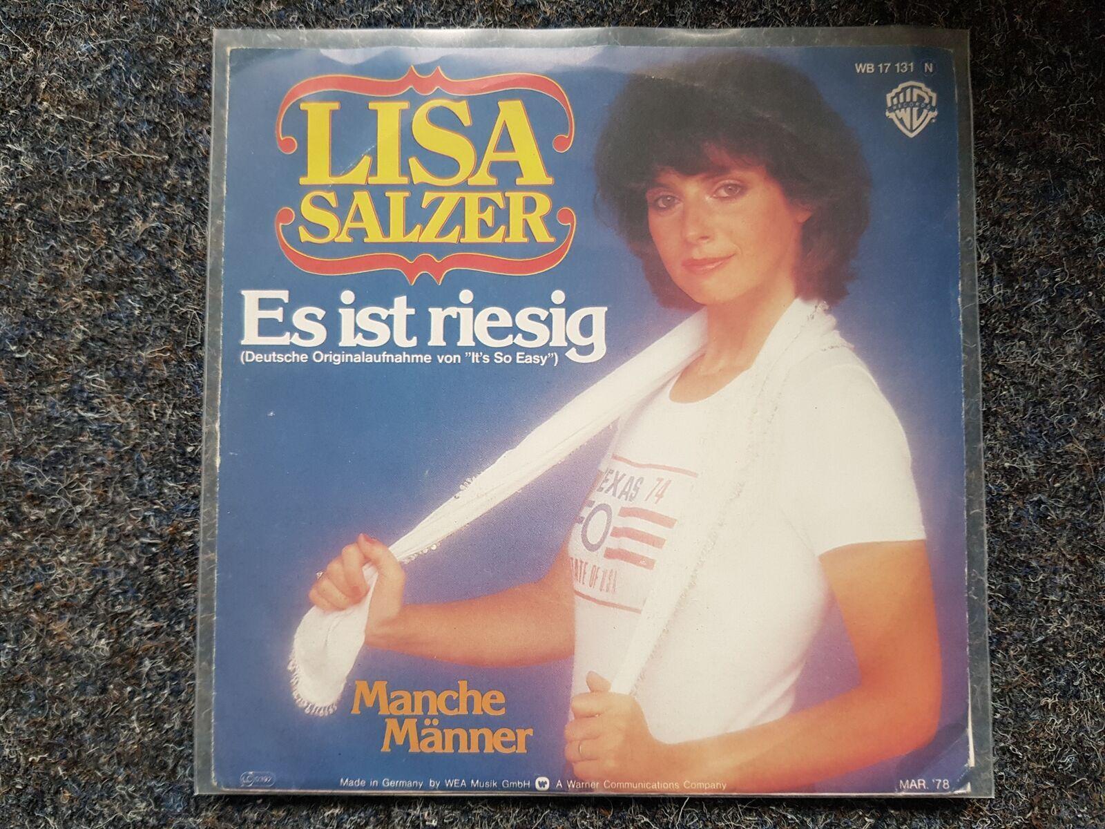 7"" Single Vinyl Lisa Salzer - Es ist riesig / Linda Ronstadt - It's so easy