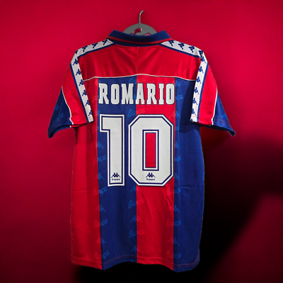 Barcelona Home 94/95 - Retro - ROMARIO # 10 - XL (USA-LARGE) | eBay