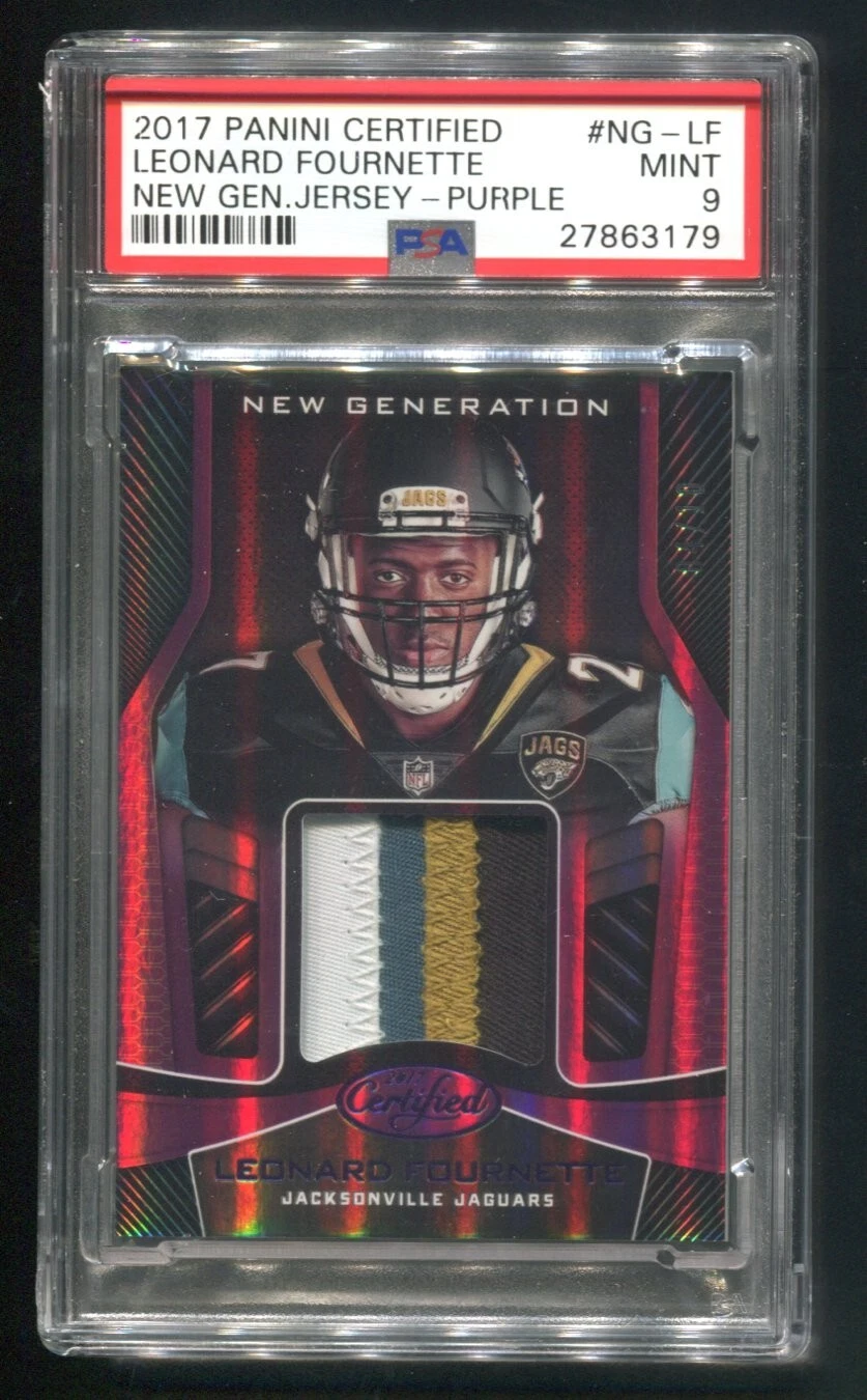 Leonard Fournette Panini Certified New Generation Jersey #LF Mirror Purple