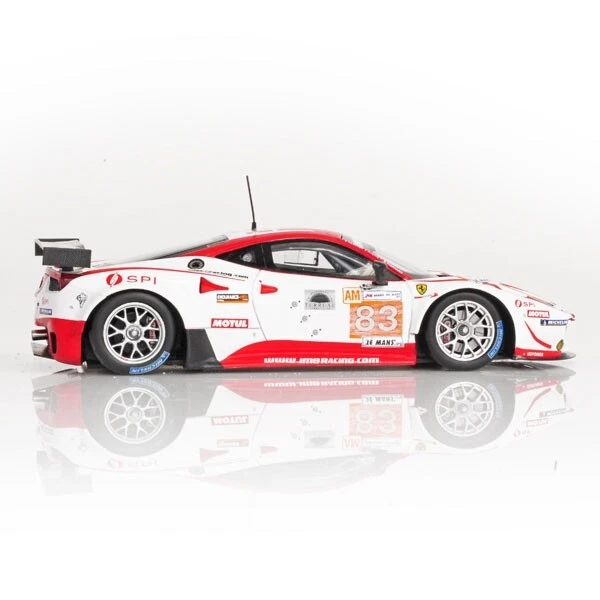 Minichamps 1:43 FERRARI 458 ITALIA GTE PRO JMB RACING 24H LE MANS 2012 FUJIMI - Image 3 of 3