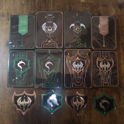 Axe & Sichle Classic, Deluxe & Gilded Arsenal Playing Cards New Card Mafia Deck