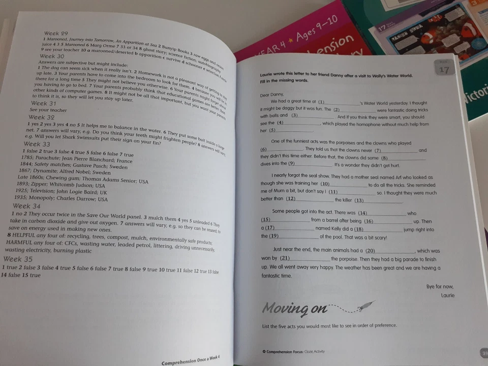 5 x Educational Books, Homeschooling, English, Comprehension, Grades 3 & 4, New - image 4 of 4