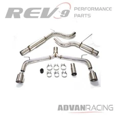 Cat-Back Free Flow Exhaust Kit for GTI MK7 2.0T 15-17 Stainless Steel Rev9