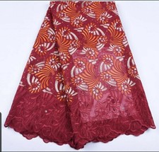 African Lace Fabric/French Lace fabric/ Nigerian Lace Fabric sold by 5yards
