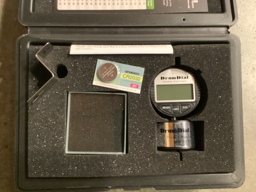Digital Dial Drum Tuner w Case Spacer Glass MINTy MADE IN USA #DV1