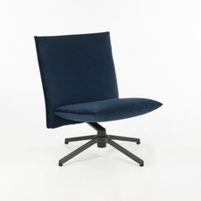 2021 Knoll Pilot Low Back Armless Chair by Edward Barber and Jay Osgerby in Blue