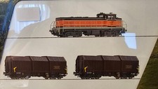 Roco H0 51335 Startset  mit Diesellok  SNCF BB 63000 +2 Wagen +Schienen +Neu