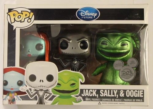 Funko Pop! Disney Store Jack Sally & Oogie Vinyl D23 Official 2013 LE 500 Pieces
