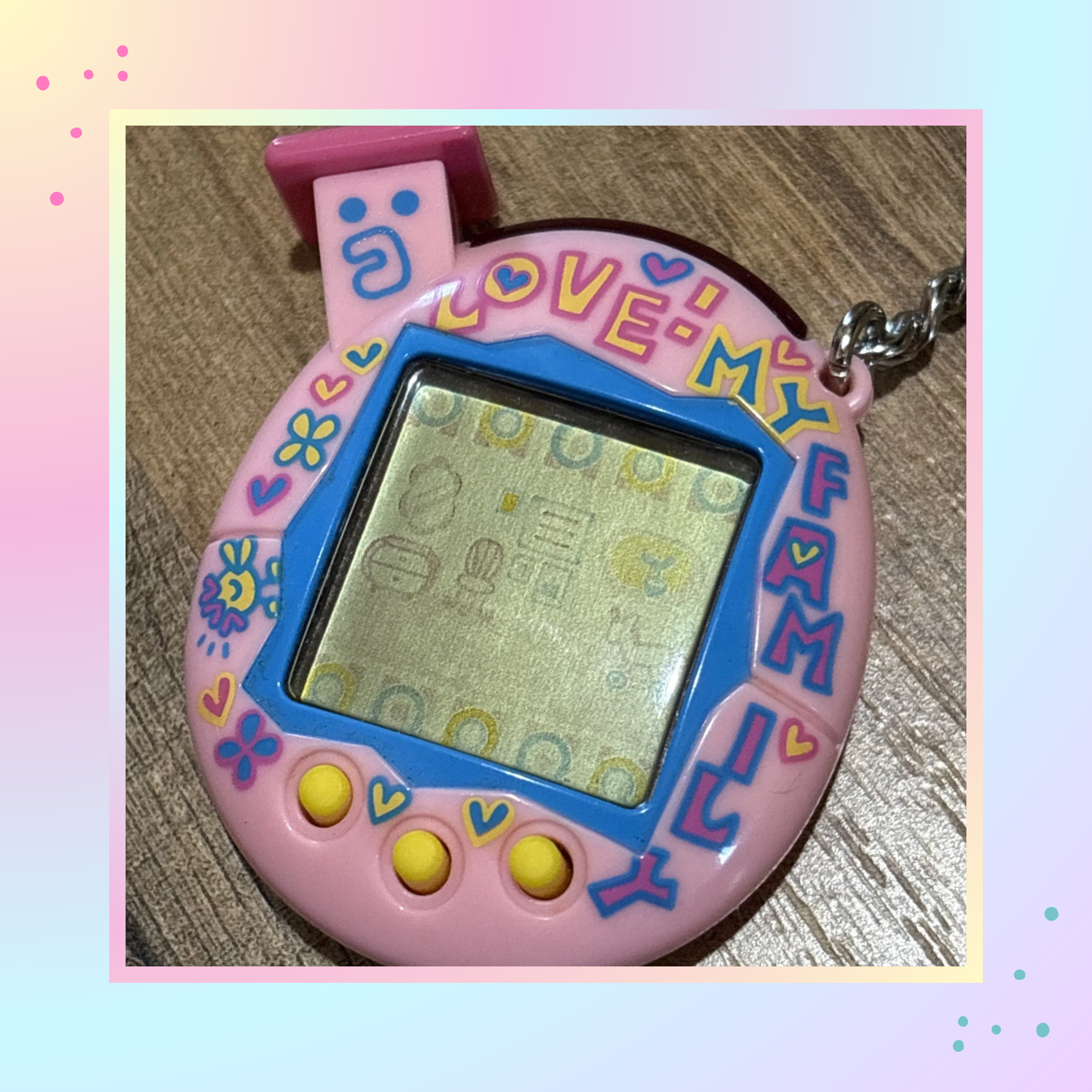 Pink Tamagotchi Connection We Are Familitchi v5 Fully Working 2004