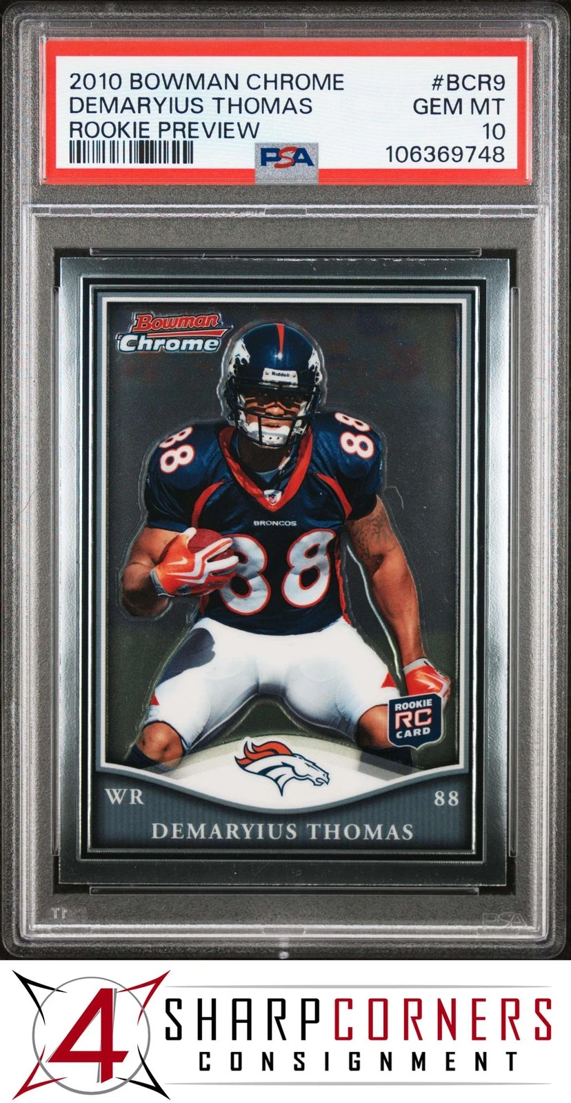 Demaryius Thomas Bowman Chrome Rookie Preview #BCR9 Base