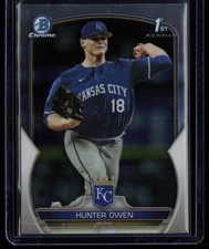 2023 BOWMAN DRAFT CHROME HUNTER OWEN RC KANSAS CITY ROYALS #BDC-5 1ST BOWMAN