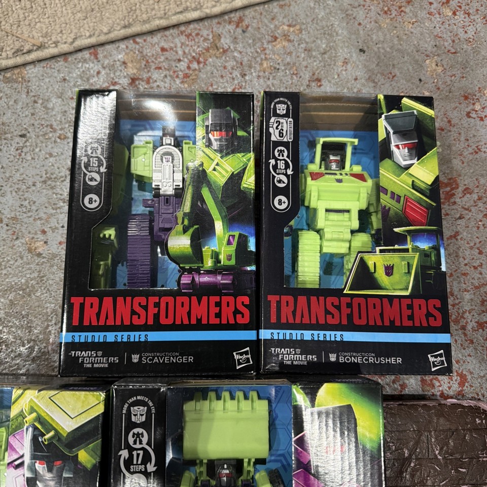 Figurines Transformers Hasbro Studio Series – Constructicons Devastator – Complet